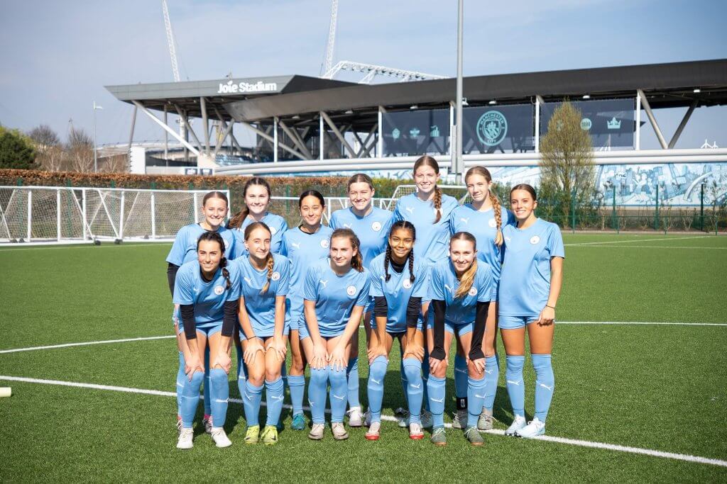 US Youth Soccer Girls Man City Team Photo